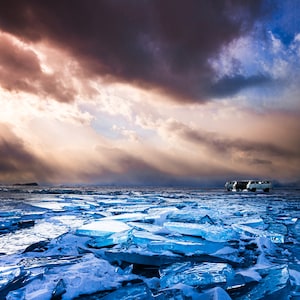 HD Printable Landscape Photo, Photography Prints, Digital Art Print, Lake Baikal in Russia, Fine Art Wall Decor, Home Décor