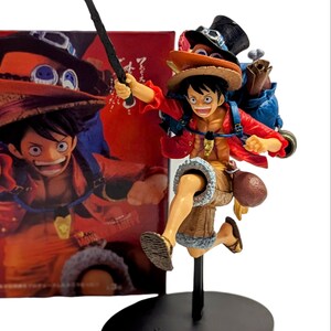 One Piece Figure - 3PCS One Piece Monkey D Luffy Ace Sabo Set PVC Action  Figure