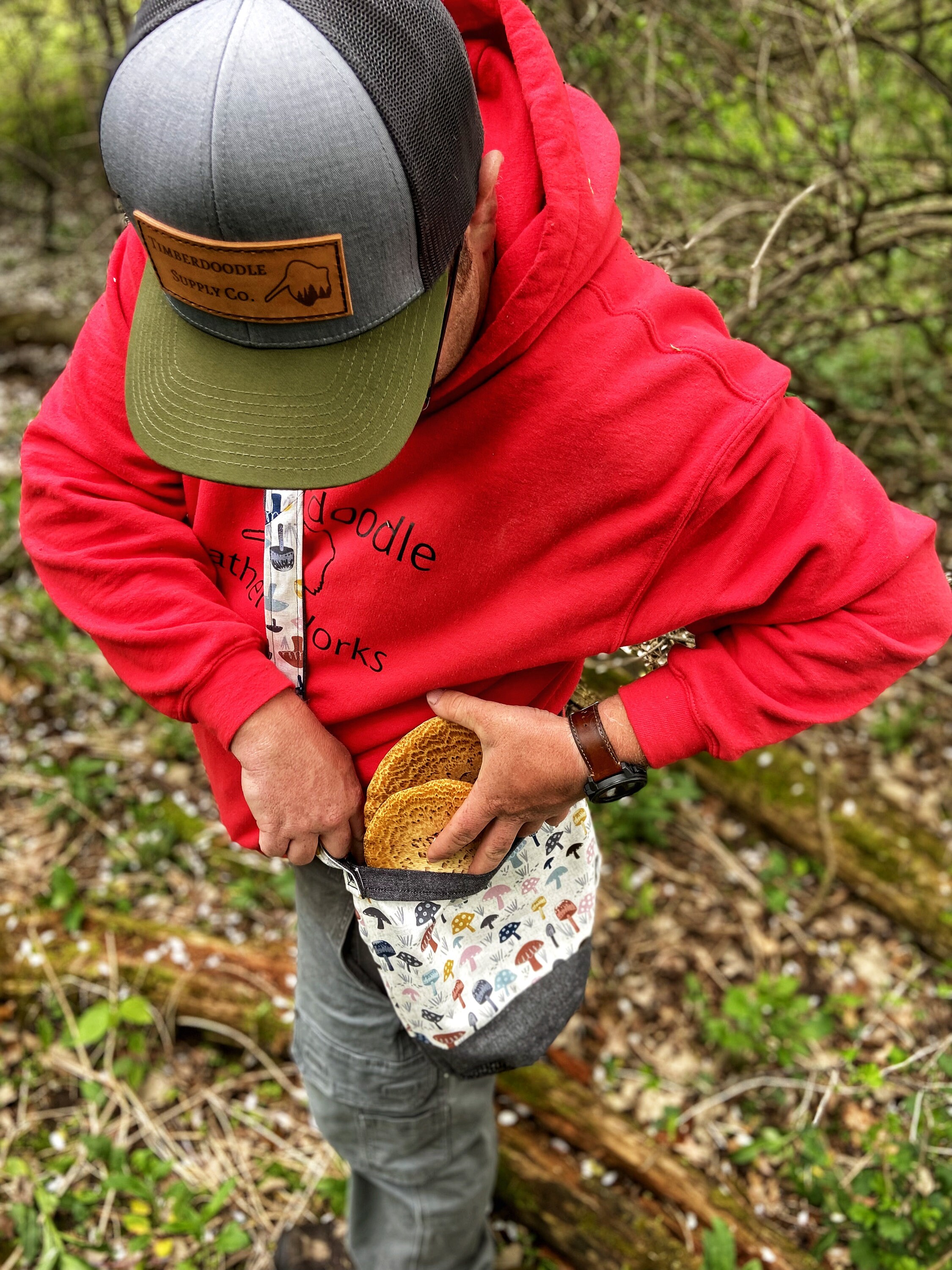 Foraging Bag for Morel Mushrooms Harvesting Bag for the Garden Over the