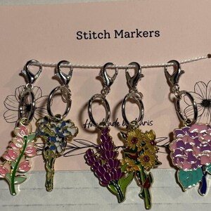 Botanical Beauty Stitch Marker Set