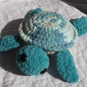 Sea Turtle Plush, Turtle Stuffy, Amigurumi Turtle, Crochet Turtle, Turtle Plush, Turtle Toy, Unique Gift