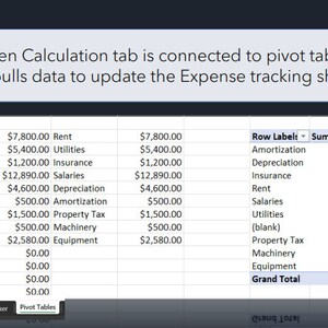 Expense Tracker | Excel | Track Fixed & Variable Expenses - Etsy