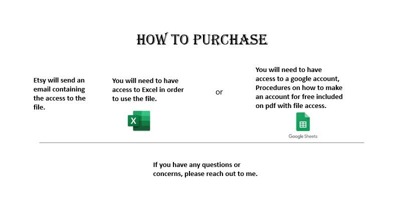 Sales Order Form Template | Excel | Google Sheets | PDF - Etsy