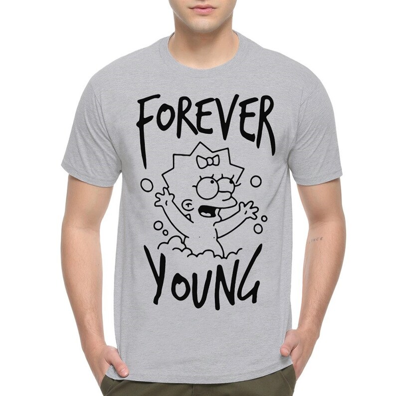 Maggie Forever Young T-Shirt, 100% Cotton Tee, Men's Women's Sizes MUL-87003 image 5