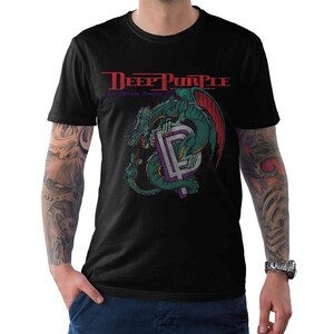 Deep Purple The Battle Rages On T-Shirt, 100% Cotton Tee, Men's Women's Sizes (aqs-123)