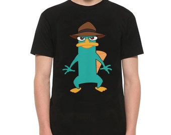 Perry the Platypus T-Shirt, Phineas and Ferb Shirt, Men's Women's Sizes (PRR-77531)