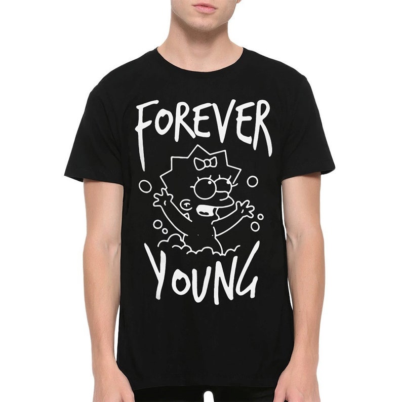 Maggie Forever Young T-Shirt, 100% Cotton Tee, Men's Women's Sizes MUL-87003 image 8