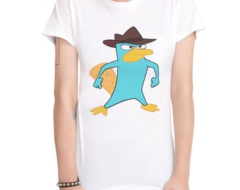 Perry the Platypus T-Shirt, Phineas and Ferb Shirt, Men's Women's Sizes (PRR-77520)