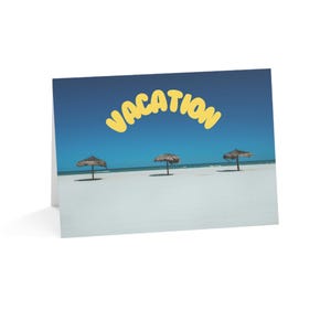Vacation Holiday Cards 7"x5" (1, 10, 30, and 50pcs) Cabo Mexico