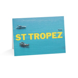St Tropez Greeting Cards 7"x5" (1, 10, 30, and 50pcs) France