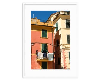 Cinque Terre Art Print | Coastal Italy Photography | LAUNDRY DAY