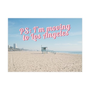 Moving to Los Angeles 7"x5" Postcard Bundles (envelopes included)