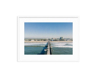 Venice Beach Pier Print | Coastal California Photography, Ready to Hang