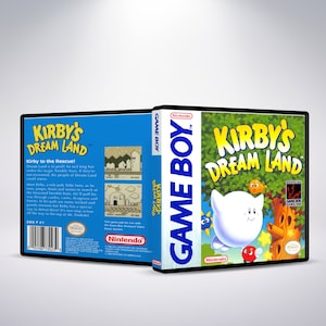 Custom Case - Kirby&#39;s Dream Land - No Game - No Manual - Gameboy - GB case
