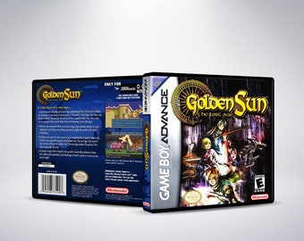 Custom Case - Golden Sun  The Lost Age - No Game - No Manual - Gameboy Advance - GBA case