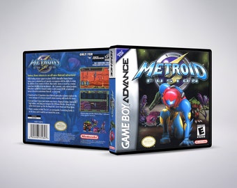 Replacement Case - Metroid Fusion - No Game - No Manual - Gameboy Advance - GBA case