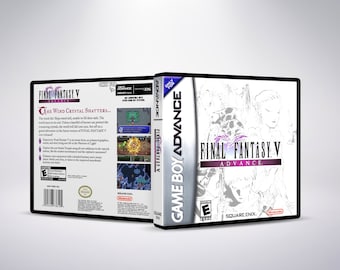 Custom Case - Final Fantasy V - No Game - No Manual - Gameboy Advance - GBA case