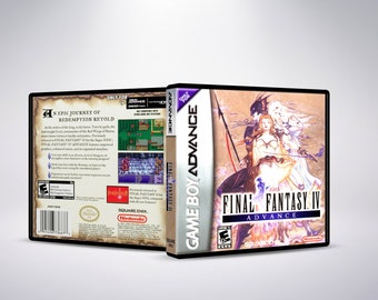 Estuche personalizado - Final Fantasy IV - Sin juego - Sin manual - Gameboy Advance - Estuche GBA