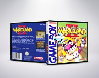 Custom GB Game Case - Wario Land II - No Game - No Manual - Gameboy - GB case