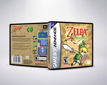Custom Case - Legend of Zelda the Minish Cap - No Game - No Manual - Gameboy Advance - GBA case