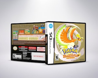 Custom Case - Pokemon Heart Gold - No Game - No Manual - NDS - NDS case - Custom Art