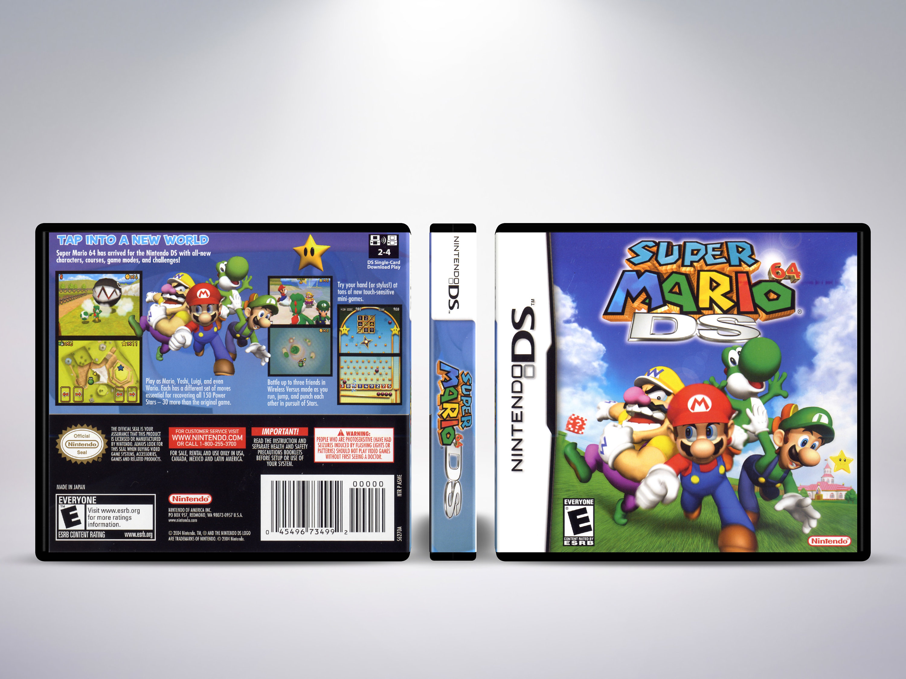 Custom Case Super Mario 64 DS No Game No Manual NDS NDS Case Custom Art Authentic Case Etsy