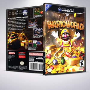 Custom Case - Wario World - No Disc - No Manual - GameCube