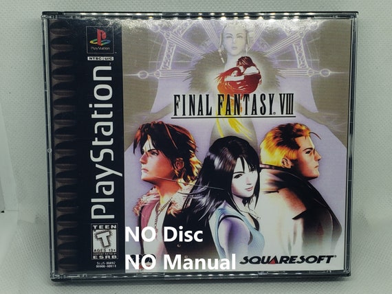 【未開封】CDキャリングケース for ファイナルファンタジーⅧ Final Fantasy VIII Reproduction Case - No Disc - No Manual - PS1