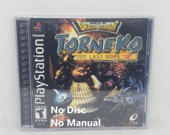 Torneko Reproduction Case - No Disc - No Manual - PS1 - Sony PlayStation 1 - Custom Game Case
