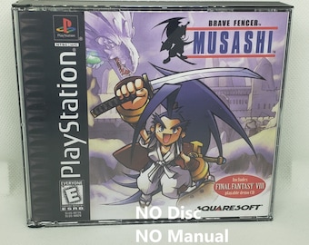 Brave Fencer Musashi Reproduction Case - No Disc - No Manual - PS1 - Sony PlayStation 1