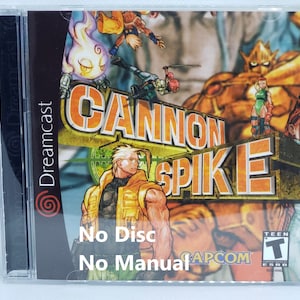 Cannon Spike Reproduction Case - No Disc - No Manual - Sega Dreamcast