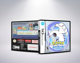 Custom Case - Pokemon Soulsilver Version - No Game - No Manual - NDS - NDS case - Custom Art