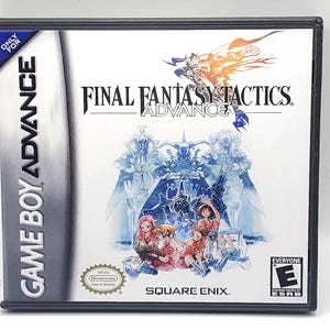 Custom Case - Final Fantasy Tactics - No Game - No Manual - Gameboy Advance Game Case- GBA Game Case - Custom Game Case
