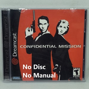 Mallette de reproduction Confidential Mission Sans disque Sans notice Sega Dreamcast image 1