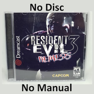 Resident Evil 3 Reproduktion Hülle - Keine Disc - Kein Handbuch - Sega Dreamcast