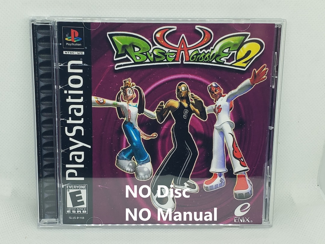 Bust A Groove 2 Reproduction Case No Disc No Manual PS1 Etsy