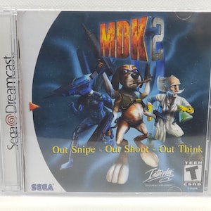 MDK 2 Reproduction Case - No Disc - No Manual - Sega Dreamcast