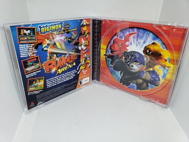 Estuche de reproducción Digimon World 3 Sin disco Sin manual PS1 Sony PlayStation 1 imagen 3