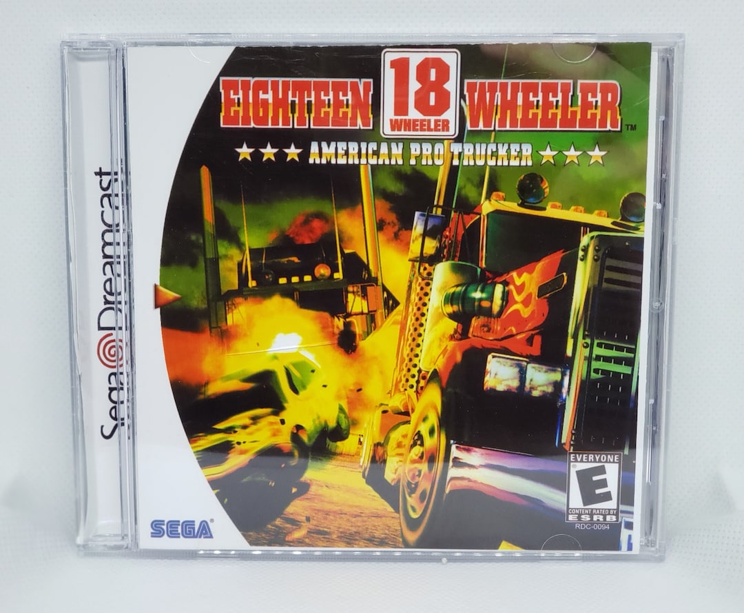 18 Wheeler Reproduction Case - No Disc - No Manual - Sega