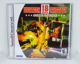 18 Wheeler Reproduction Case - No Disc - No Manual - Sega Dreamcast