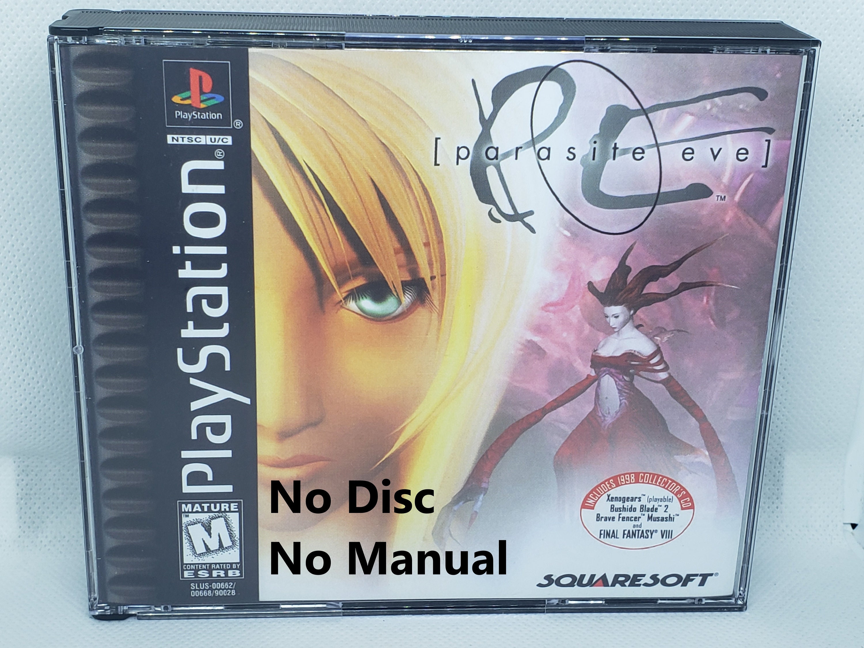 Parasite Eve REPRODUCTION CASE No Disc Ps1 