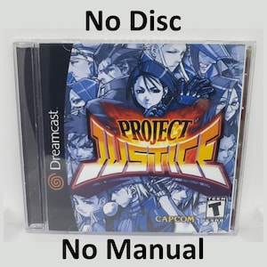 Project Justice Reproductie Case - Geen Disc - Geen Handleiding - Sega Dreamcast