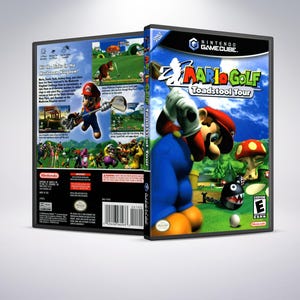 Custom Case - Mario Golf Toadstool Tour - No Disc - No Manual - GameCube