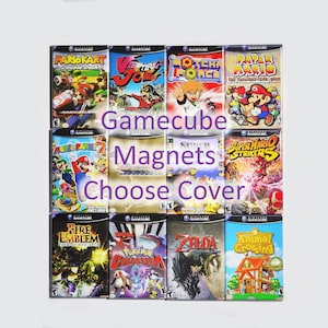 2 X 3 Fridge Magnet - GameCube Game Cover Magnet - Custom Magnet - You Choose Cover