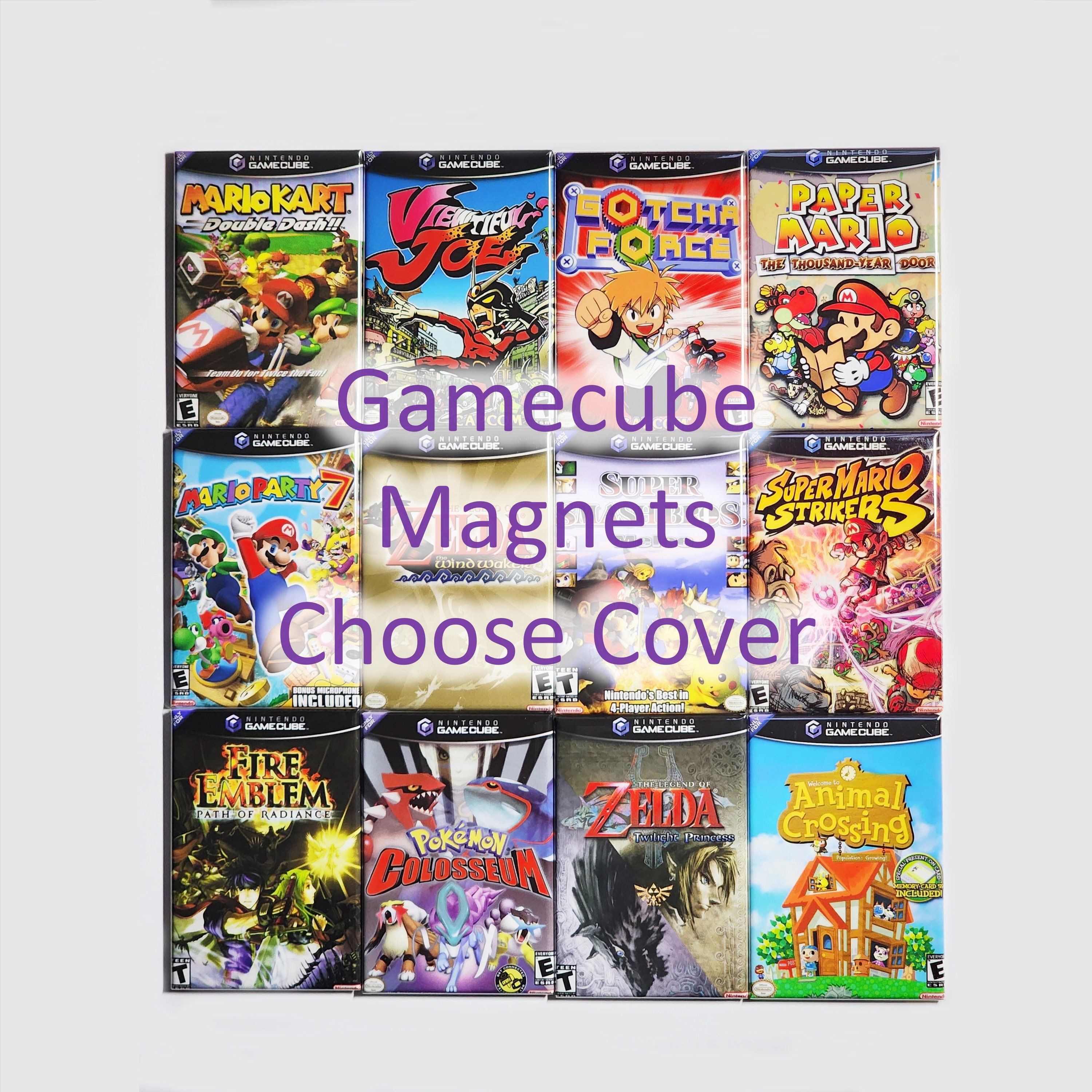 2 X 3 Fridge Magnet - GameCube Game Cover Magnet - Custom Magnet - You Choose Cover