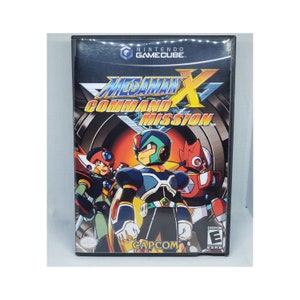 Estuche personalizado - Megaman X Command Mission - Sin disco - Sin manual - GameCube