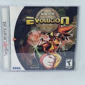 Evolution Reproduction Case - No Disc - No Manual - Sega Dreamcast
