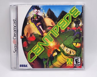 Centipede Reproduction Case - No Disc - No Manual - Sega Dreamcast
