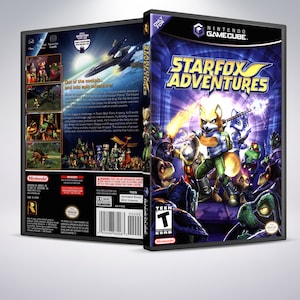 Custom Case - Starfox Adventures - No Disc - No Manual - GameCube