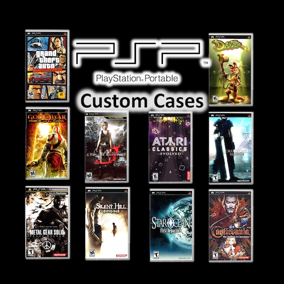 Custom Case - PSP - No Disc - No Manual - Custom Game Case - PSP
